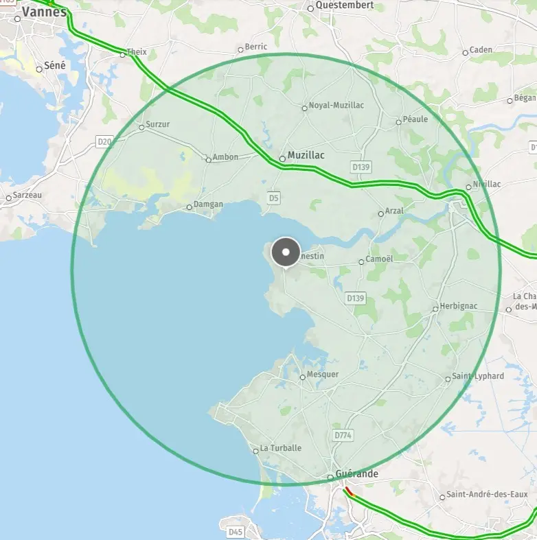 Zone d'intervention